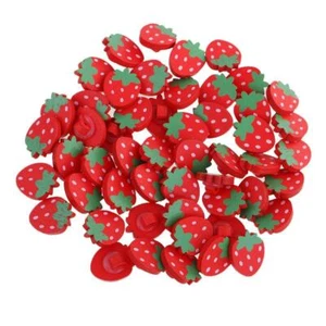 50 Pieces Wooden Buttons Embellishments For Kids Crafts DIY - Picture 1 of 6