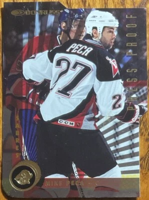 Donruss Press Proofs Gold Mike Peca #21 Buffalo Sabres #’d/500 1997-98 Foto 1 de 2