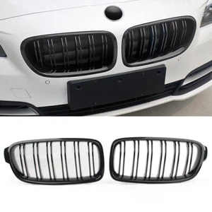 Car Front Grilles Grill Cover Frame Guard For BMW F30/F35 2012-2016 Gloss black - Imagen 1 de 8