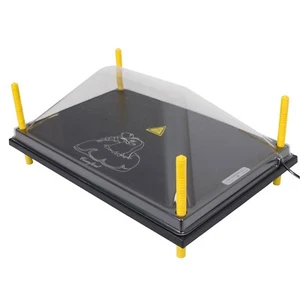 SET: Wärmeplatte 40x60cm Schutzabdeckung 56W Heizplatte Küken Aufzucht Geflügel - Bild 1 von 10
