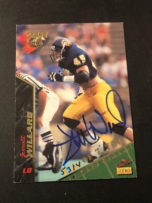 1995 Signature Rookies Signatures /7750 Jerrott Willard #74 Auto - Image 1 of 2