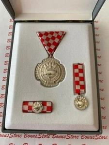 CROATIA, 1995, MEMORIAL MEDAL OF HOMELAND GRATITUDE (5 YEARS OF SERVICE) - Picture 1 of 2