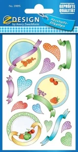 Avery Etiquettes Autocollant Sticker Einmach-Etiketten Siegel Emblème Glas - Afbeelding 1 van 2