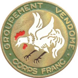 F.F.I, Groupement VENDOME, Corps Franc, retirage dos grenu, Beraudy (4291) - Imagen 1 de 2