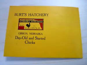 Catálogo Burt's Hatchery Gibbon Nebraska Day Old & Starter Chicks Chicken Farm - Imagen 1 de 4