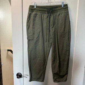 Pantalón Capri Recortado Eddie Bauer Pull On Ligero Senderismo Exterior Verde Oliva M - Imagen 1 de 4