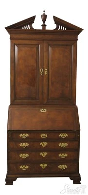 56684EC: BAKER Chippendale Historic Charleston Caoba Secretaria Escritorio	 Foto 1 de 4