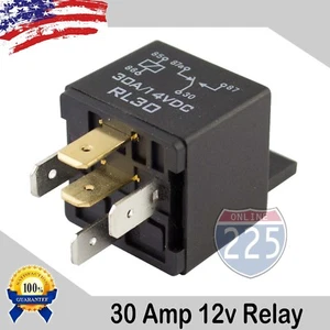 100PCS Relè Auto Universale 30A AMP 12V Volt 5 Pin Auto - Foto 1 di 1