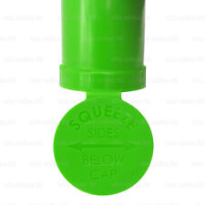 13 Dram Pop Top Squeeze Container Pot Tub - Smell Proof, Child Proof OPAQUE LIME