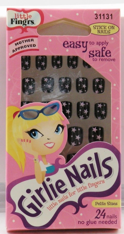 Uñas de niña Fing'rs - 31131 - estrellas rosas Foto 1 de 1