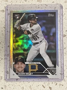Jason Delay 2023 Topps Update Rookie Refractor Rainbow Foil Pittsburgh Pirates - Picture 1 of 2