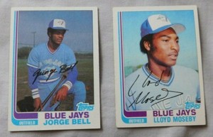 1982 Topps Toronto Blue Jays Baseball Card Pick one