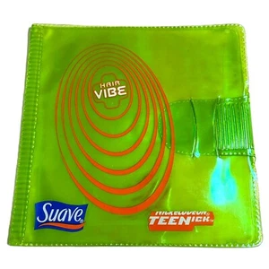 *RARE* Vintage Y2K Nickelodeon TEENick Suave Slime Green Orange 4 CD Disc Wallet - Picture 1 of 4