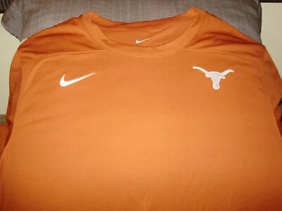 Camisa masculina Texas Longhorns NIKE Dri-Fit DZ7525-802 laranja queimado G/S 2XL - Imagem 1 de 4