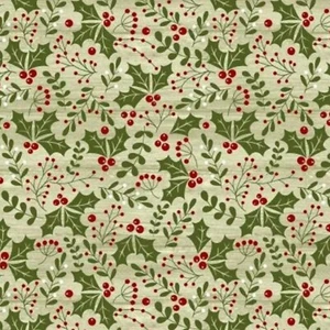Feline Drive Stoff A JINGLE BELL CHRISTMAS Holly Daze - Fat Quarter (18x22") FQ - Bild 1 von 8