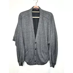 Cardigan vintage La Swealie uomo piccola felpa Francia anni 80 accademia preppy - Foto 1 di 7