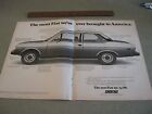Vintage 1976 FIAT 131 Double page Ad 