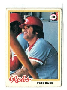 Topps Pete Rose #20 1978 REDS (arrugado en muy buen estado ver escaneos para el estado) - Imagen 1 de 2