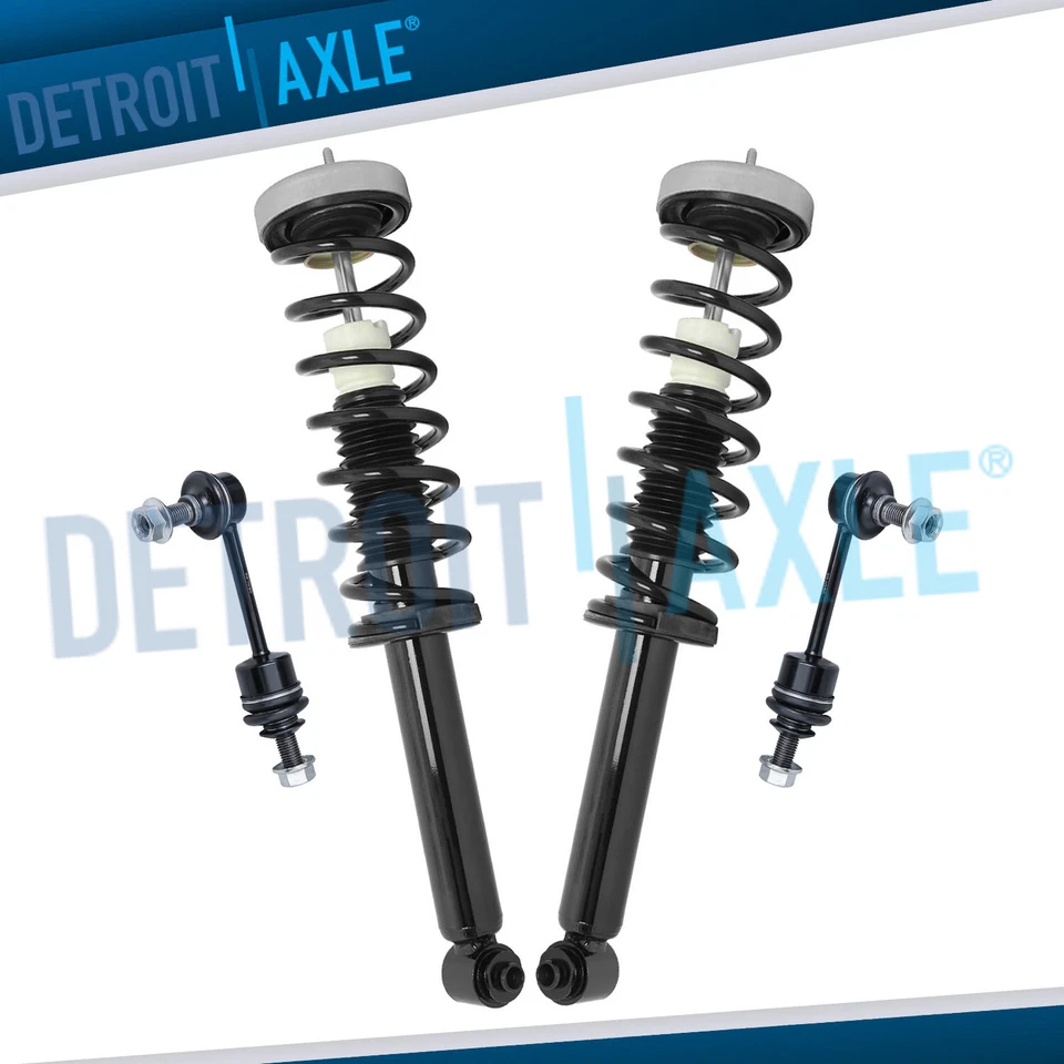 Puntales traseros tracción trasera con conjunto de resorte helicoidal barras estabilizadoras para BMW 525i 528i 530i 535i Foto 1 de 4