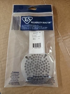 T & S Brass 3-1/2 Flat Strainer TS10386-45 - Picture 1 of 2