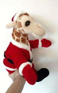 TOYS R US CHRISTMAS SANTA GEOFFREY PLUSH XMAS SUIT HOLIDAY GIRAFFE STORE RARE - Picture 1 of 4