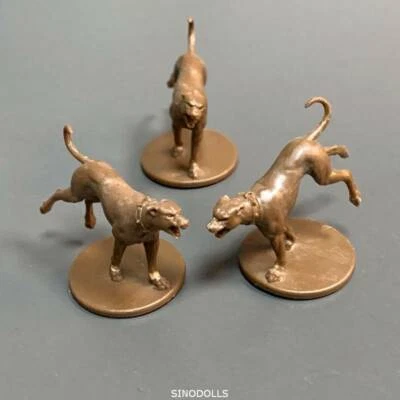 3x dog Fit For Dungeons & Dragon D&D Toys Marvelous Miniatures figures #K21 - Image 1 of 4