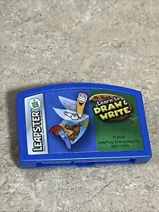 LeapFrog Leapster Mr Pencil LEARN TO DRAW AND WRITE Learning Game Cartridge ONLY - Picture 1 of 5