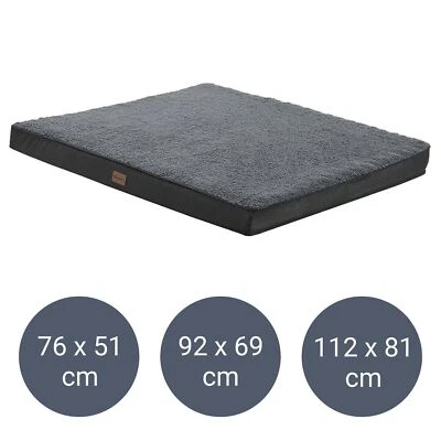 Hundebett Hundekissen Hundesofa orthopädisch Grau Hundematte Juskys®