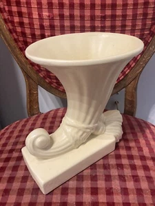 Mc Coy Cornucopia Yellow Vase. Gorgeous - Picture 1 of 5