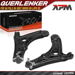 2x Querlenker Satz Traggelenk Vorne Unten für VW Polo 6N Seat Arosa 6H Lupo 60 - Bild 1 von 10