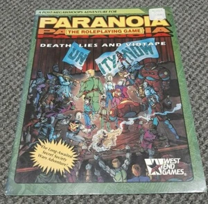 Paranoia RPG Abenteuer - Tod, Lügen und Videtape - West End Spiele 12023 - Bild 1 von 3