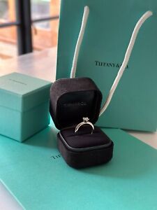 Tiffany Princess-cut Diamond Engagement Ring in Platinum. Almost half price
