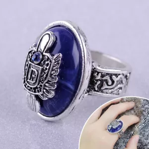 Vampire Diaries Elena Damon Salvatore Halskette Ring Schmuck Silber Fingerring d - Bild 1 von 3