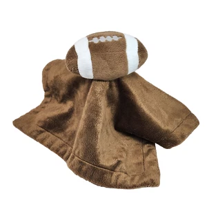 KOALA BABY BROWN FOOTBALL SECURITY BLANKET STUFFED ANIMAL PLUSH LOVEY - Picture 1 of 5