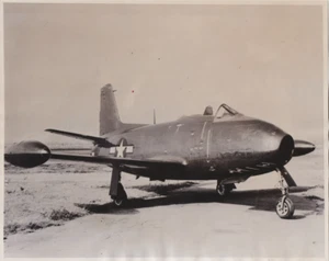 1946 Pressefoto US Navy North American XFJ-1 Fury Jet Propulsion Fighter - Bild 1 von 2