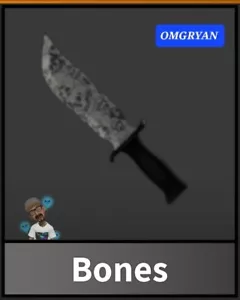 Roblox Murder Mystery 2 HUESOS MM2 CUCHILLOS Y PISTOLAS PIADOSOS - Imagen 1 de 1
