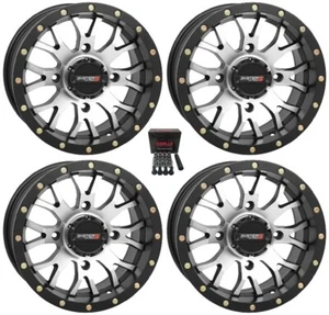 System 3 ST-3 Machined UTV Wheels 14" Yamaha Viking Wolverine - Picture 1 of 3