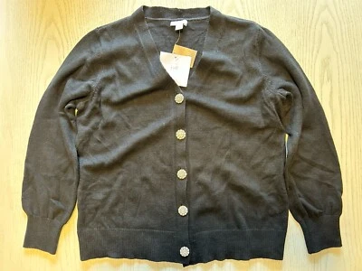 Cárdigan negro Jill para mujer pequeño botones deslumbrados nuevo con etiquetas ¡Envío gratuito! Foto 1 de 4
