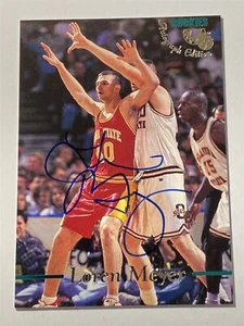 LOREN MEYER Cyclones 1995 Classic Rookies AUTO Autografo (BK4)-2 - Foto 1 di 2