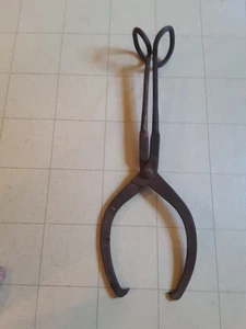 Vintage große Eiszange Gusseisen um 1800 selten - Bild 1 von 8