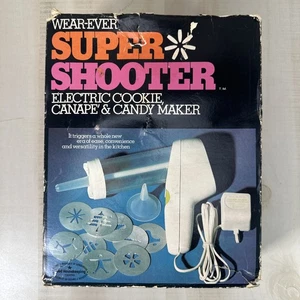 Vtg Wear-Ever Super Shooter Electric Cookie Canapé & Candy Maker 70001 Tested - Picture 1 of 10