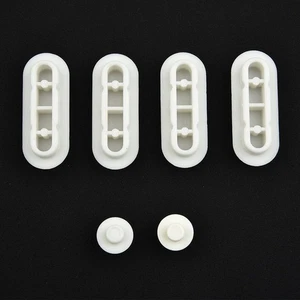 Toilet Lid Accessories Cushion Made of EVA+HDPE White Color Shock Absorption - Picture 1 of 12