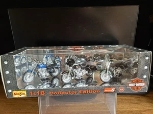 Maisto 1:18 Scale Collector Edition Series 6 Harley Davidson Motorcycles NIB HTF - Picture 1 of 14