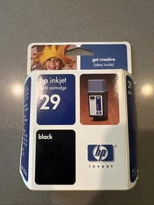 Genuine HP 29 Black Ink Cartridge Sealed New 51629A - Picture 1 of 4