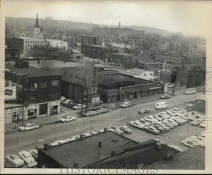 1960 Pressefoto Jefferson Bowlingbahn und Community Plaza Komplex insgesamt - Bild 1 von 2