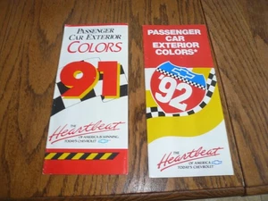 1991 1992 Chevrolet Car Factory Außenfarben Chips - zwei für 1 Preis - Bild 1 von 3