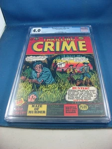 THRILLING CRIME CASES 45 CGC 4.0 L B COLE STAR 1951 - Bild 1 von 2