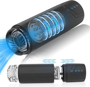 Sucking Male Automatic Masturbators Cup Blowjob Machine Stroker for Men Sex Toys - Picture 1 of 8