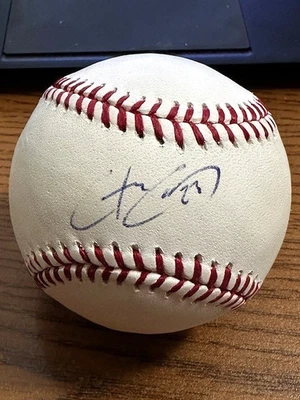 ¡BÉISBOL OML AUTOGRAFIADO FIRMADO POR CHRIS CARTER!   Atletismo, Astros, Yankees! Foto 1 de 2
