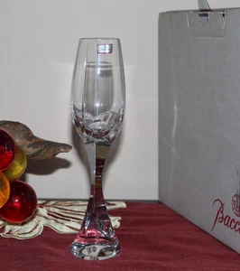 Baccarat Crystal 9" Neptune Fluted Champagne Glass Stemware 347109 - Picture 1 of 6